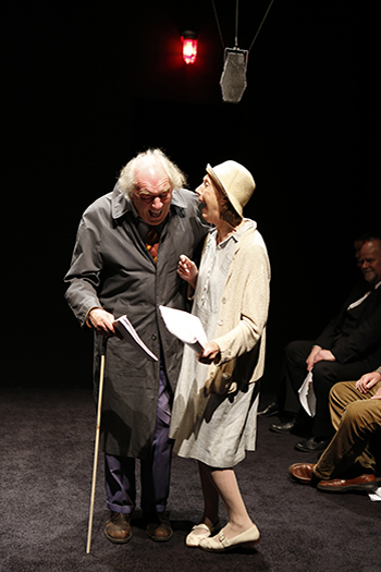 L-R: Michael Gambon and Eileen Atkins in Samuel Beckett's ALL THAT FALL, directed 
by Trevor Nunn, at 59E59 Theaters. Photo by Carol Rosegg