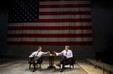 Jeremy Davidson and John Procaccino in J.T. Rogers's "Blood and Gifts," directed by Bartlett Sher, Mitzi Newhouse Theater at Lincoln Center, 2011. Photo credit: T.Charles Erickson.