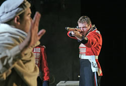 "Bugles at the Gates of Jalalabad," by Stephen Jeffreys, part of "The Great Game," Tricycle Theatre, 2010. Photo credit: John Haynes.