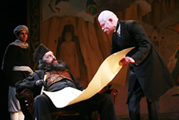"Durand's Line," by Ron Hutchinson, part of "The Great Game," Tricycle Theatre, 2010. Photo credit: John Haynes.