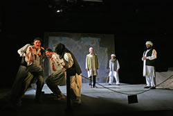 "The Lion of Kabul," by Colin Teevan, part of "The Great Game," Tricycle Theatre, 2010. Photo credit: John Haynes.