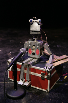 Stanley the robot in "The Jester of Tonga" (2008). Photo: Richard Termine.