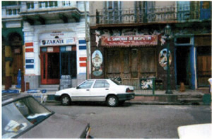 the club El Samovar de Rasputin in the neighborhood of La Boca,  Buenos Aires, Argentina, 2002